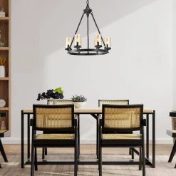 Best deal ๐ฅ Hartwell 6-Light Traditional Antique Black Industrial Wheel Chandelier with Clear Amber Glass Shades by Edvivi โ 23 Best deal ๐ฅ Hartwell 6-Light Traditional Antique Black Industrial Wheel Chandelier with Clear Amber Glass Shades by Edvivi โ -Deals Edvivi || Atlas Store antique black edvivi chandeliers epc5125bk 1f 1000