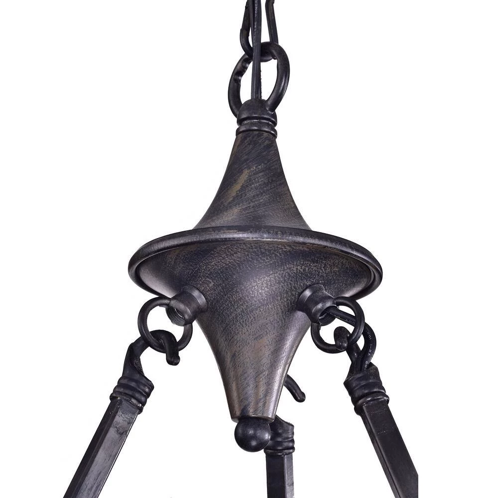 Best deal ๐ฅ Hartwell 6-Light Traditional Antique Black Industrial Wheel Chandelier with Clear Amber Glass Shades by Edvivi โ 14 Best deal ๐ฅ Hartwell 6-Light Traditional Antique Black Industrial Wheel Chandelier with Clear Amber Glass Shades by Edvivi โ - Image 12