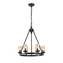Best deal ๐ฅ Hartwell 6-Light Traditional Antique Black Industrial Wheel Chandelier with Clear Amber Glass Shades by Edvivi โ 20 Best deal ๐ฅ Hartwell 6-Light Traditional Antique Black Industrial Wheel Chandelier with Clear Amber Glass Shades by Edvivi โ -Deals Edvivi || Atlas Store antique black edvivi chandeliers epc5125bk 77 1000