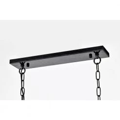 Brand new 👍 Chiara 6-Light Antique Black Rectangular Glam Chandelier with Hanging Crystal, Linear Dining Room Pendant, Island Light by Edvivi ✔️ -Deals Edvivi || Atlas Store antique black edvivi chandeliers epd3615bk a0 1000