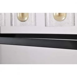 Deals 🥰 Richard 5-Light Antique Black Rectangular Kitchen Island Chandelier with Seeded Glass Shades by Edvivi 🔔 -Deals Edvivi || Atlas Store antique black edvivi chandeliers epd6265bk 40 1000