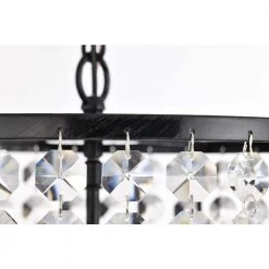 Discount ❤️ Arietta 6-Light Antique Black Modern Glam Chandelier with Tier Cascading Crystals by Edvivi ✔️ -Deals Edvivi || Atlas Store antique black edvivi chandeliers epj3655bk 1d 1000