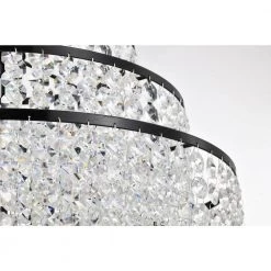 Discount ❤️ Arietta 6-Light Antique Black Modern Glam Chandelier with Tier Cascading Crystals by Edvivi ✔️ -Deals Edvivi || Atlas Store antique black edvivi chandeliers epj3655bk fa 1000
