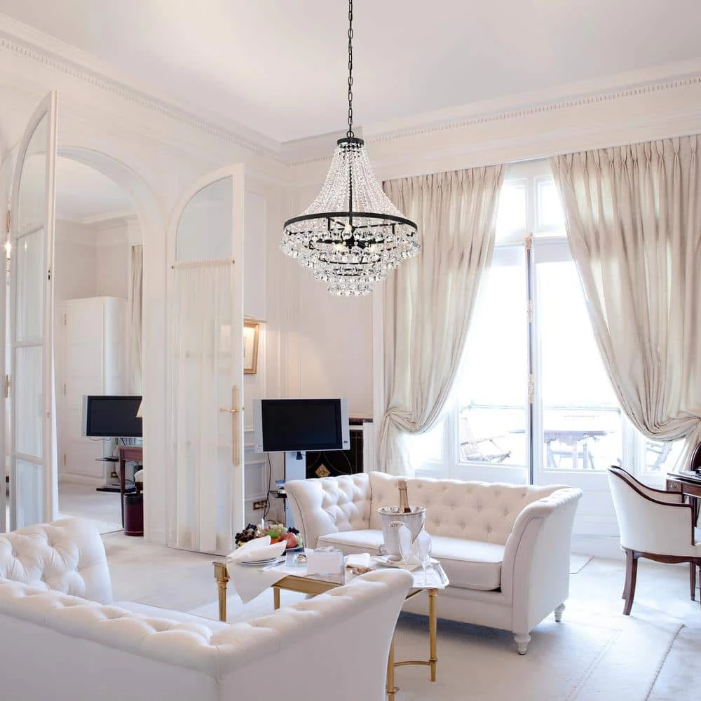 Cheapest β¨ Clarus 7-Light Antique Black Glam Empire Chandelier with Clear Glass Hanging Crystals by Edvivi π― 12 Cheapest β¨ Clarus 7-Light Antique Black Glam Empire Chandelier with Clear Glass Hanging Crystals by Edvivi π― - Image 10