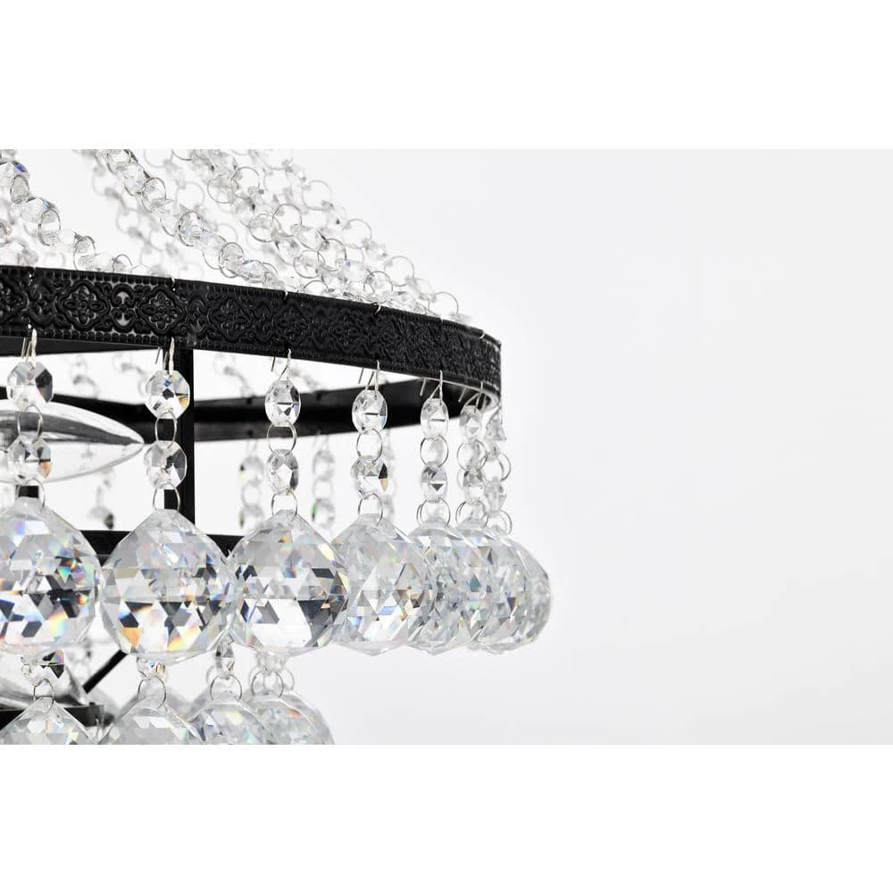 Cheapest β¨ Clarus 7-Light Antique Black Glam Empire Chandelier with Clear Glass Hanging Crystals by Edvivi π― 5 Cheapest β¨ Clarus 7-Light Antique Black Glam Empire Chandelier with Clear Glass Hanging Crystals by Edvivi π― - Image 3