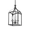Best Sale 💯 Renzo Traditional 3-Light Antique Black Lantern Pendant with Clear Glass Shades by Edvivi 👍 -Deals Edvivi || Atlas Store antique black edvivi chandeliers epl117bk 64 1000
