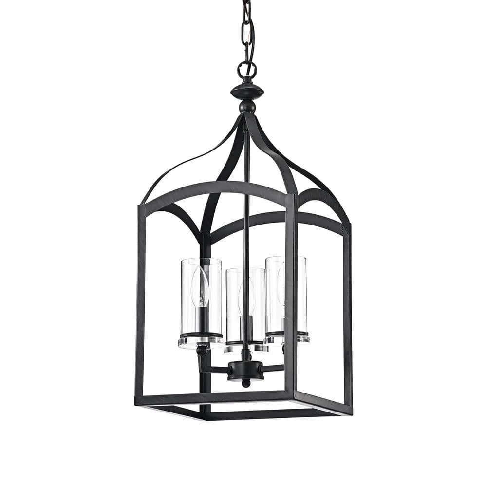 Best Sale ๐ฏ Renzo Traditional 3-Light Antique Black Lantern Pendant with Clear Glass Shades by Edvivi ๐ 3 Best Sale ๐ฏ Renzo Traditional 3-Light Antique Black Lantern Pendant with Clear Glass Shades by Edvivi ๐