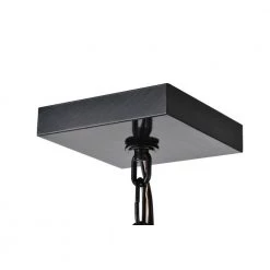 New ❤️ Richard 4-Light Antique Black Geometric Cage Lantern Pendant with Clear Glass Shades by Edvivi 🛒 -Deals Edvivi || Atlas Store antique black edvivi chandeliers epl6255bk a0 1000