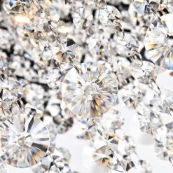 Best Pirce ✨ Alyvia 16 in. 4-Light Antique Black Glam Round Drum Flush Mount with Cascading Hanging Crystals by Edvivi 😀 -Deals Edvivi || Atlas Store antique black edvivi flush mount lights ecg4075bk 44 1000