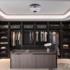 Best Pirce 🥰 Alyvia 12 in. 3-Light Antique Black Glam Flush Mount Ceiling Light with Crystal Strands by Edvivi 🥰 -Deals Edvivi || Atlas Store antique black edvivi flush mount lights ecj408bl 4f 1000