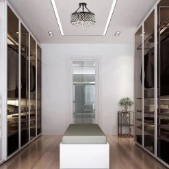 Deals โ Alyvia 4-Light Antique Black Glam Semi-Flush Mount Ceiling Light with Beaded Crystal Drum Shade by Edvivi ๐ 14 Deals โ Alyvia 4-Light Antique Black Glam Semi-Flush Mount Ceiling Light with Beaded Crystal Drum Shade by Edvivi ๐ -Deals Edvivi || Atlas Store antique black edvivi flush mount lights esg406bl 4f 1000