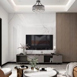 Deals โ Alyvia 4-Light Antique Black Glam Semi-Flush Mount Ceiling Light with Beaded Crystal Drum Shade by Edvivi ๐ 13 Deals โ Alyvia 4-Light Antique Black Glam Semi-Flush Mount Ceiling Light with Beaded Crystal Drum Shade by Edvivi ๐ -Deals Edvivi || Atlas Store antique black edvivi flush mount lights esg406bl c3 1000