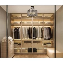 New 🛒 Marya 4-Light Modern Antique Black Finish Crystal Semi-Flush Mount Light with Clear Glass Crystal Beaded Drum Shade by Edvivi 💯 -Deals Edvivi || Atlas Store antique black edvivi flush mount lights esg8025bk 4f 1000