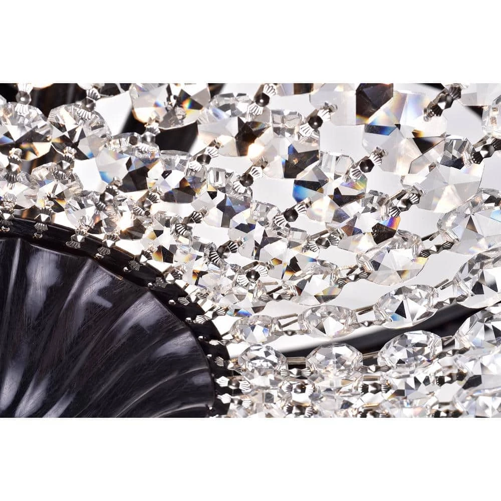 Best reviews of โ Clara 18 in. 3-Light Glam Antique Black Basket Semi-Flush Mount with Crystal Strands by Edvivi ๐ฏ 4 Best reviews of โ Clara 18 in. 3-Light Glam Antique Black Basket Semi-Flush Mount with Crystal Strands by Edvivi ๐ฏ - Image 2