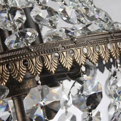 Promo ✔️ Clarus 6-Light Antique Bronze Glam Empire Crystal Chandelier by Edvivi 🎉 -Deals Edvivi || Atlas Store antique bronze edvivi chandeliers epj4013ab 66 1000