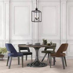 Hot Sale ✔️ Renzo Traditional Farmhouse 3-Light Antique Bronze Lantern Chandelier with Cylinder Glass Shade by Edvivi 🎉 -Deals Edvivi || Atlas Store antique bronze edvivi chandeliers epl1043ab 4f 1000