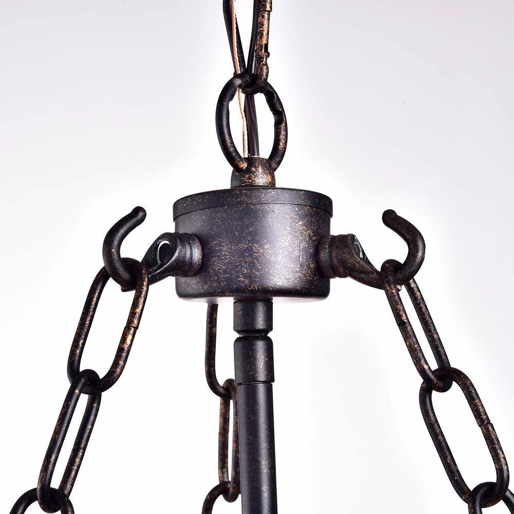 Cheap โ Condord 3-Light 13 in. Traditional Antique Bronze Finish Bell Jar Lantern Pendant with Clear Glass Shade by Edvivi ๐ 11 Cheap โ Condord 3-Light 13 in. Traditional Antique Bronze Finish Bell Jar Lantern Pendant with Clear Glass Shade by Edvivi ๐ - Image 9