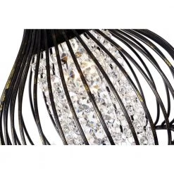 Hot Sale ⌛ Clara 9 in. 1-Light Glam Antique Bronze Metal Semi-Flush Mount with Black Cage and Hanging Crystals by Edvivi ✨ 16 Hot Sale ⌛ Clara 9 in. 1-Light Glam Antique Bronze Metal Semi-Flush Mount with Black Cage and Hanging Crystals by Edvivi ✨ -Deals Edvivi || Atlas Store antique bronze edvivi flush mount lights esj4223ab 44 1000