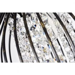 Hot Sale ⌛ Clara 9 in. 1-Light Glam Antique Bronze Metal Semi-Flush Mount with Black Cage and Hanging Crystals by Edvivi ✨ 17 Hot Sale ⌛ Clara 9 in. 1-Light Glam Antique Bronze Metal Semi-Flush Mount with Black Cage and Hanging Crystals by Edvivi ✨ -Deals Edvivi || Atlas Store antique bronze edvivi flush mount lights esj4223ab fa 1000