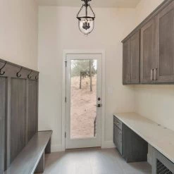 Deals ✔️ Concord 11 in. 3-Light Traditional Antique Bronze Semi-Flush Mount with Clear Glass Shade by Edvivi ✨ -Deals Edvivi || Atlas Store antique bronze edvivi flush mount lights esz1033ab 4f 1000