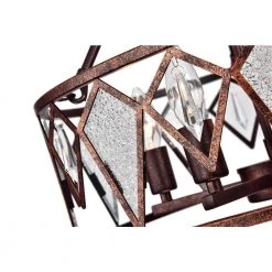 Best deal ⌛ Imperium Mid-Century Modern 4-Light Antique Copper Dual Set-Up Chandelier with Ice Glass and Crystals by Edvivi 👏 -Deals Edvivi || Atlas Store antique copper edvivi chandeliers edg8199ac 44 1000