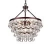 Wholesale 🥰 Clarus 5-Light Antique Copper 4-Tier Glam Chandelier with Clear Glass Hanging Crystals by Edvivi 👏 -Deals Edvivi || Atlas Store antique copper edvivi chandeliers epj4239ac 64 1000