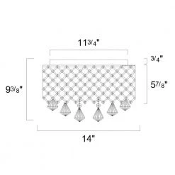 Cheapest ✨ Clara 4-Lights Antique Copper Glam Flush Mount with Lattice Drum Shade and Clear Glass Hanging Crystals by Edvivi 🧨 -Deals Edvivi || Atlas Store antique copper edvivi flush mount lights esg8169ac fa 1000