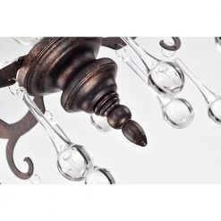 Wholesale 🔔 Amorette 1-Light Glam Antique Copper Mini Pendant with Raindrop Crystals by Edvivi 👍 -Deals Edvivi || Atlas Store antique copper edvivi pendant lights epj5319ac fa 1000