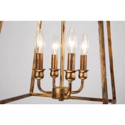 Best Sale ๐ Lauren Traditional 14 in. 4-Light Antique Gold Farmhouse Cage Pendant by Edvivi โ๏ธ 19 Best Sale ๐ Lauren Traditional 14 in. 4-Light Antique Gold Farmhouse Cage Pendant by Edvivi โ๏ธ -Deals Edvivi || Atlas Store antique gold edvivi chandeliers epl1378ag 44 1000