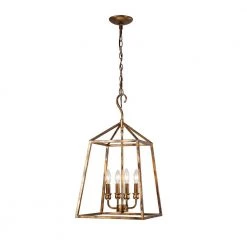 Best Sale ๐ Lauren Traditional 14 in. 4-Light Antique Gold Farmhouse Cage Pendant by Edvivi โ๏ธ 22 Best Sale ๐ Lauren Traditional 14 in. 4-Light Antique Gold Farmhouse Cage Pendant by Edvivi โ๏ธ -Deals Edvivi || Atlas Store antique gold edvivi chandeliers epl1378ag d4 1000
