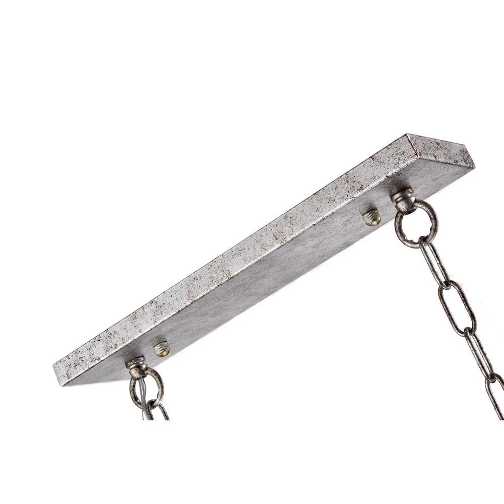 Buy ๐ฅ Chiara 4-Light Antique Silver Rectangular Glam Chandelier with Clear Glass Hanging Teardrop Crystals by Edvivi ๐ฅ 6 Buy ๐ฅ Chiara 4-Light Antique Silver Rectangular Glam Chandelier with Clear Glass Hanging Teardrop Crystals by Edvivi ๐ฅ - Image 4