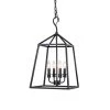 Buy 🤩 Lauren Traditional 14 in. 4-Light Antique Textured Black Finish Farmhouse Cage Pendant Light by Edvivi 💯 -Deals Edvivi || Atlas Store antique texture black edvivi chandeliers epl1375bk 64 1000