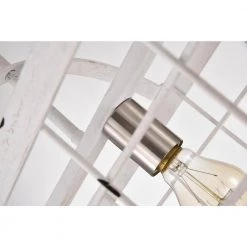 Brand new 👍 Rita 4-Light French Country Antique White Finish Lantern Linear Island Chandelier for Kitchen by Edvivi 🤩 -Deals Edvivi || Atlas Store antique white edvivi chandeliers epd120wh 44 1000