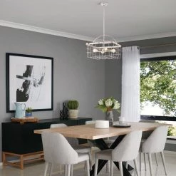 Top 10 🎁 Rita 4-Light French Country Antique White Wood Finish Farmhouse Cage Lantern Chandelier by Edvivi ✔️ -Deals Edvivi || Atlas Store antique white edvivi chandeliers epl119wh 31 1000