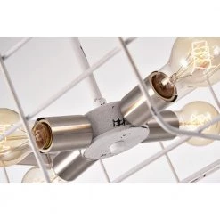 Top 10 🎁 Rita 4-Light French Country Antique White Wood Finish Farmhouse Cage Lantern Chandelier by Edvivi ✔️ -Deals Edvivi || Atlas Store antique white edvivi chandeliers epl119wh 4f 1000