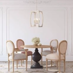 Top 10 😀 Penelope French Country 4-Light Antique White Finish Farmhouse Lantern Pendant with Filigree Accents by Edvivi 🥰 -Deals Edvivi || Atlas Store antique white edvivi chandeliers epl139wh 4f 1000