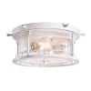 Cheapest 🎉 2-Light Antique White Flush Mount with Caged Glass Shade by Edvivi 🤩 -Deals Edvivi || Atlas Store antique white edvivi flush mount lights ecg1416wh 64 1000