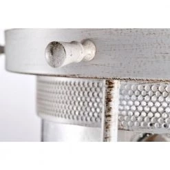 Cheapest 🎉 2-Light Antique White Flush Mount with Caged Glass Shade by Edvivi 🤩 -Deals Edvivi || Atlas Store antique white edvivi flush mount lights ecg1416wh fa 1000