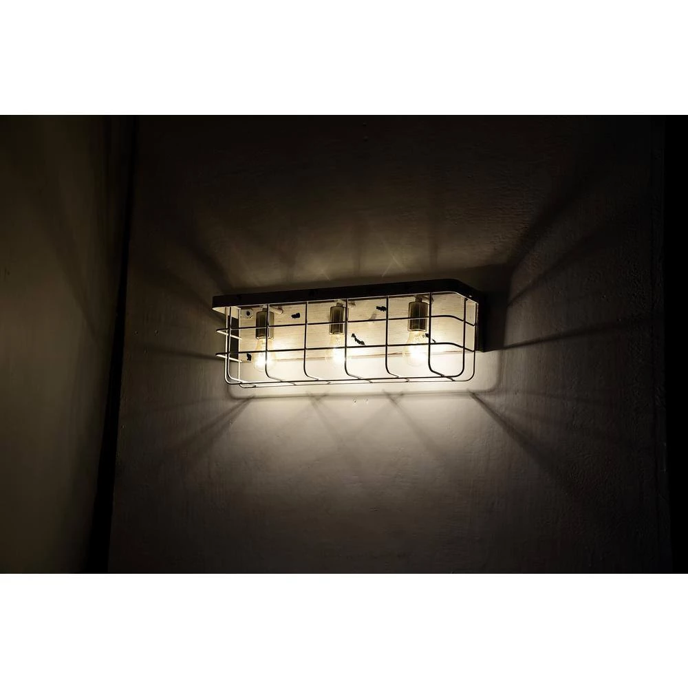 Brand new π Gulliver 3-Light Antique White Wood French Country Farmhouse Caged Vanity by Edvivi π 15 Brand new π Gulliver 3-Light Antique White Wood French Country Farmhouse Caged Vanity by Edvivi π - Image 13