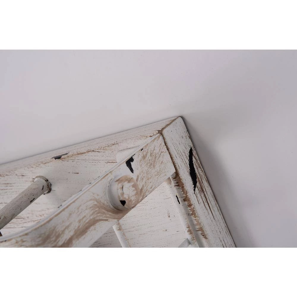 Brand new π Gulliver 3-Light Antique White Wood French Country Farmhouse Caged Vanity by Edvivi π 6 Brand new π Gulliver 3-Light Antique White Wood French Country Farmhouse Caged Vanity by Edvivi π - Image 4