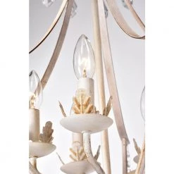 New ❤️ 5-Light Antique White with Antique Gold Accents Crystal Chandelier by Edvivi ⌛ 28 New ❤️ 5-Light Antique White with Antique Gold Accents Crystal Chandelier by Edvivi ⌛ -Deals Edvivi || Atlas Store antique white with antique gold accents edvivi chandeliers epj548ag 76 1000
