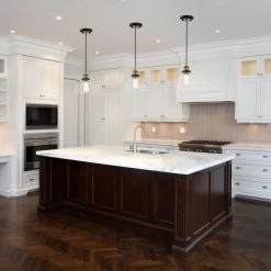 Wholesale 🥰 Mateo 10 in. 1-Light Black and Antique Brass Pendant Light with Clear Dome Glass Shade by Edvivi 👏 -Deals Edvivi || Atlas Store black and antique brass edvivi chandeliers epj4924bkab c3 1000