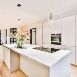 New 🧨 Arlo 1-Light Black and Antique Brass Modern Mini Pendant with Clear Glass Shade by Edvivi ✔️ -Deals Edvivi || Atlas Store black and antique brass edvivi pendant lights epj2934bkab 4f 1000