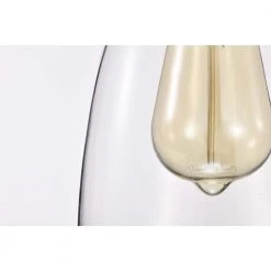 Flash Sale 😍 Mateo 1-Light Black and Antique Brass Mini Pendant Light with Clear Bell Glass Shade by Edvivi 😀 -Deals Edvivi || Atlas Store black and antique brass edvivi pendant lights epj4904bkab 66 1000