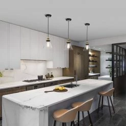 Buy ✔️ Mateo 1-Light Black and Antique Brass Mini Pendant Light with Clear Glass Shade by Edvivi 😀 -Deals Edvivi || Atlas Store black and antique brass edvivi pendant lights epj4934bkab 31 1000