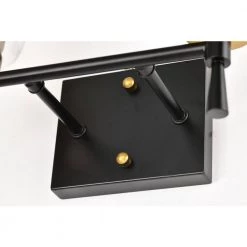 Best Pirce ⌛ Briarwood 13 in. 2-Lights Black and Antique Brass Vanity Light with Clear Cone Glass Shades by Edvivi 🛒 -Deals Edvivi || Atlas Store black and antique brass edvivi vanity lighting ew6784bkab 40 1000