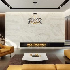 Top 10 ✨ Imperium Mid-Century Modern 4-Light Black and Antique Gold Dual Set-Up Chandelier with Ice Glass and Crystals by Edvivi 🎉 -Deals Edvivi || Atlas Store black and antique gold edvivi chandeliers edg8175bk 4f 1000