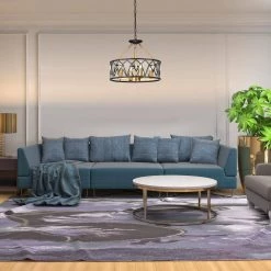 Top 10 ✨ Imperium Mid-Century Modern 4-Light Black and Antique Gold Dual Set-Up Chandelier with Ice Glass and Crystals by Edvivi 🎉 -Deals Edvivi || Atlas Store black and antique gold edvivi chandeliers edg8175bk c3 1000