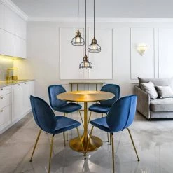 Cheapest 🔥 Paris 3-Light Industrial Black and Antique Gold Pendant with Clear Glass Shade and Black Cage by Edvivi 😀 -Deals Edvivi || Atlas Store black and antique gold edvivi chandeliers epc5455bk c3 1000