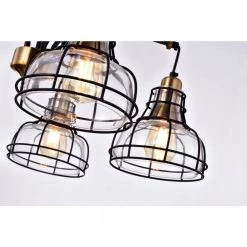 Best reviews of ๐ Paris 5-Light Black and Antique Gold Industrial Chandelier with Black Cage and Clear Glass Shades by Edvivi ๐ 23 Best reviews of ๐ Paris 5-Light Black and Antique Gold Industrial Chandelier with Black Cage and Clear Glass Shades by Edvivi ๐ -Deals Edvivi || Atlas Store black and antique gold edvivi chandeliers epd5355bk 31 1000